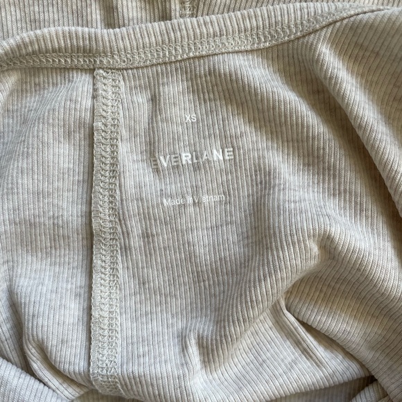 Everlane Luxe Rib Square-Neck Tank - Picture 3 of 4